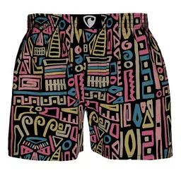 men's boxershorts with woven label EXCLUSIVE ALI - Men's boxer shorts RPSNT EXCLUSIVE ALI TRIBE - R0M-BOX-0625S - S