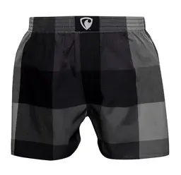men's boxershorts with woven label CLASSIC ALI - Men's boxer shorts RPSNT CLASSIC ALI 21155 - R1M-BOX-0155S - S