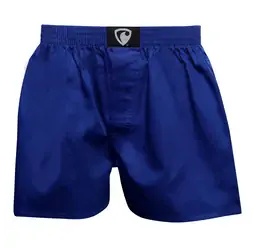 men's boxershorts with woven label EXCLUSIVE ALI - Men's boxer shorts REPRE4SC EXCLUSIVE ALI NAVY - R1M-BOX-0678S - S