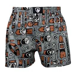 men's boxershorts with woven label EXCLUSIVE ALI - Men's boxer shorts REPRE4SC EXCLUSIVE ALI COWBOY SHOP - R1M-BOX-0683S - S