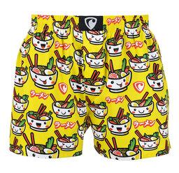 men's boxershorts with woven label EXCLUSIVE ALI - Men's boxer shorts REPRESENT EXCLUSIVE ALI SAMURAI FOOD - R1M-BOX-0688S - S