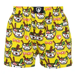 men's boxershorts with woven label EXCLUSIVE ALI - Men's boxer shorts REPRE4SC EXCLUSIVE ALI SAMURAI FOOD - R1M-BOX-0688S - S