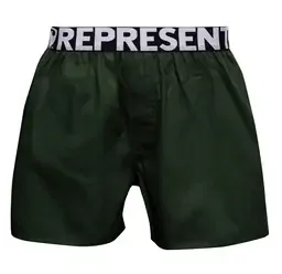 men's boxershorts with Elastic waistband EXCLUSIVE MIKE - Men's boxer shorts RPSNT EXCLUSIVE MIKE GREEN - R8M-BOX-0710S - S