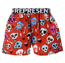 men's boxershorts with Elastic waistband EXCLUSIVE MIKE - Men's boxer shorts RPSNT EXCLUSIVE MIKE LOVER DEMONS - R2M-BOX-0726S - S