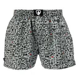 men's boxershorts with woven label EXCLUSIVE ALI - Men's boxer shorts RPSNT EXCLUSIVE ALI LOVE GRAFFITTI - R2M-BOX-0621S - S