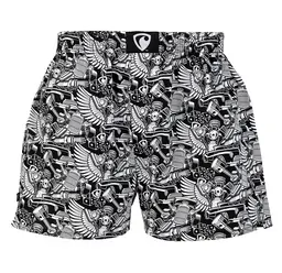 men's boxershorts with woven label EXCLUSIVE ALI - Men's boxer shorts REPRE4SC EXCLUSIVE ALI ENGINE - R2M-BOX-0617S - S