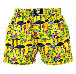 men's boxershorts with woven label EXCLUSIVE ALI - Men's boxer shorts REPRE4SC EXCLUSIVE ALI POISON MUSHROOMS - R2M-BOX-0607S - S