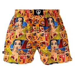 men's boxershorts with woven label EXCLUSIVE ALI - Men's boxer shorts RPSNT EXCLUSIVE ALI POP ART BABES - R2M-BOX-0643S - S