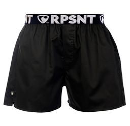 men's boxershorts with Elastic waistband EXCLUSIVE MIKE - Pánské trenky s vytkávanou gumou REPRESENT EXCLUSIVE MIKE BLACK - R3M-BOX-0726S - S
