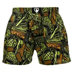 men's boxershorts with woven label EXCLUSIVE ALI - Men's boxer shorts Repre EXCLUSIVE ALI LEND LEASE - R3M-BOX-0611S - S