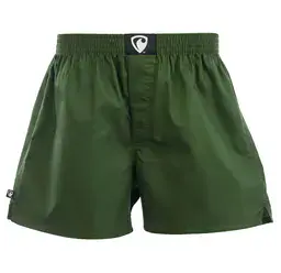 men's boxershorts with woven label EXCLUSIVE ALI - Men's boxer shorts Repre EXCLUSIVE ALI GREEN - R3M-BOX-0628S - S