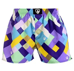 men's boxershorts with woven label EXCLUSIVE ALI - Men's boxer shorts Repre EXCLUSIVE ALI ZIG ZAG - R3M-BOX-0620S - S