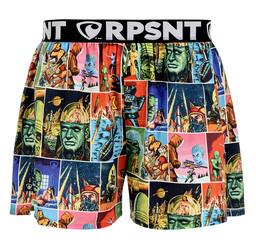 men's boxershorts with Elastic waistband EXCLUSIVE MIKE - Men's boxer shorts RPSNT EXCLUSIVE MIKE ALIEN ATTACK - R3M-BOX-0703S - S