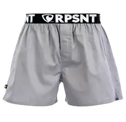 HERREN boxershorts mit elastischem Bund EXCLUSIVE MIKE - Boxershorts für Männer Repre EXCLUSIVE MIKE GREY - R3M-BOX-0727S - S