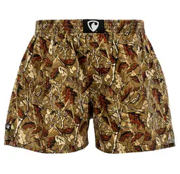 men's boxershorts with woven label EXCLUSIVE ALI - Men's boxer shorts Repre EXCLUSIVE ALI BEHIND THE LEAF - R3M-BOX-0633S - S