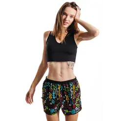 Ladies boxershorts with elastic waistband GIGI - Women's boxer shorts Repre GIGI XMAS COLLECTION - R3W-BOX-0713S - S