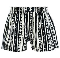 men's boxershorts with woven label EXCLUSIVE ALI - Men's boxer shorts Repre EXCLUSIVE ALI SPOOKY LINES - R3M-BOX-0634S - S
