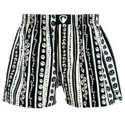 men's boxershorts with woven label EXCLUSIVE ALI - Men's boxer shorts Repre EXCLUSIVE ALI SPOOKY LINES - R3M-BOX-0634S - S