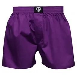 men's boxershorts with woven label EXCLUSIVE ALI - Men's boxer shorts REPRESENT EXCLUSIVE ALI VIOLET - R8M-BOX-0607S - S