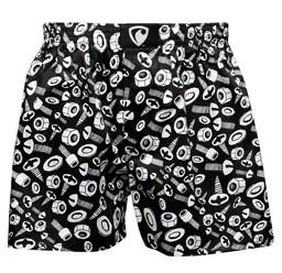men's boxershorts with woven label EXCLUSIVE ALI - Men's boxer shorts REPRESENT EXCLUSIVE ALI BOLTS - R9M-BOX-0605S - S