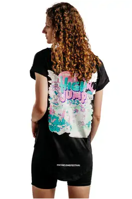T-SHIRTS FÜR DAMEN - Kurzarm T-shirt für Frauen RPSNT High Jump FELLAZ - R3W-TSS-1301S - S