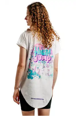 Dámská trička - Dámské tričko s krátkým rukávem RPSNT High Jump FELLAZ - R3W-TSS-1302S - S