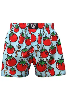 men's boxershorts with woven label EXCLUSIVE ALI - Men's boxer shorts RPSNT EXCLUSIVE ALI TOMATOES - R1M-BOX-0652S - S