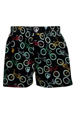 men's boxershorts with woven label EXCLUSIVE ALI - Men's boxer shorts RPSNT EXCLUSIVE ALI CUSTOM BIKES - R1M-BOX-0677S - S