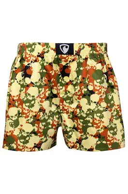 men's boxershorts with woven label EXCLUSIVE ALI - Men's boxer shorts REPRESENT EXCLUSIVE ALI SKULL CAMMO - R1M-BOX-0680S - S
