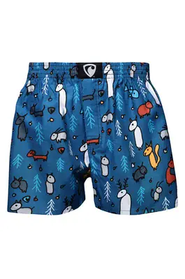 men's boxershorts with woven label EXCLUSIVE ALI - Men's boxer shorts REPRE4SC EXCLUSIVE ALI GHOST PETS - R1M-BOX-0684S - S