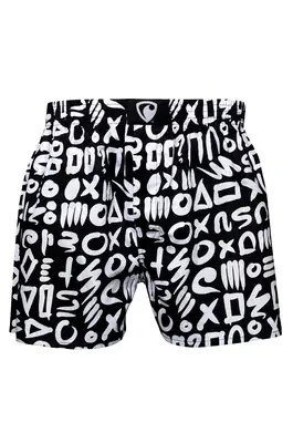 men's boxershorts with woven label EXCLUSIVE ALI - Men's boxer shorts RPSNT EXCLUSIVE ALI KLINGON TYPO - R1M-BOX-0685S - S