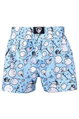 men's boxershorts with woven label EXCLUSIVE ALI - Men's boxer shorts REPRESENT EXCLUSIVE ALI SNOWMAN KIT - R1M-BOX-0687S - S