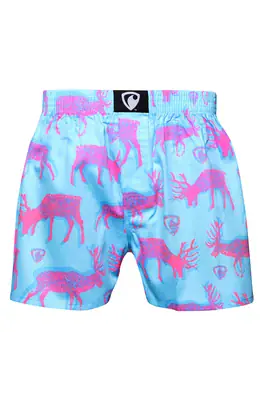 men's boxershorts with woven label EXCLUSIVE ALI - Men's boxer shorts RPSNT EXCLUSIVE ALI POP DEER - R1M-BOX-0691S - S