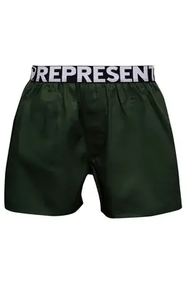 men's boxershorts with Elastic waistband EXCLUSIVE MIKE - Men's boxer shorts RPSNT EXCLUSIVE MIKE GREEN - R8M-BOX-0710S - S