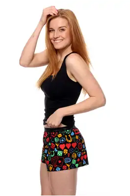 Ladies boxershorts - Women's boxer shorts REPRESENT LOVE WINNER - R1W-BOX-0755S - S