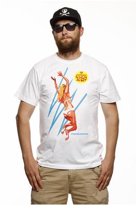 Oficiální kolekce HIGH JUMP trika - Kurzarm T-shirt für Männer RPSNT High Jump Cliff diver - R6M-TSS-7002M - M