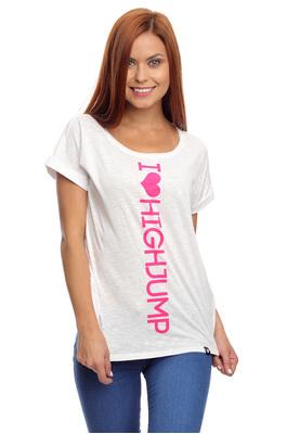 Oficiální kolekce HIGH JUMP trika - Kurzarm T-shirt für Frauen RPSNT High Jump LOVER - R9W-TSS-0902L - L
