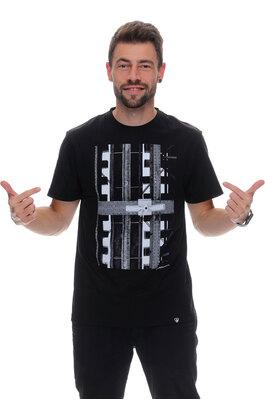 T-SHIRTS FÜR HERREN - Kurzarm T-shirt für Männer RPSNT CITY EYES - R0M-TSS-2201M - M