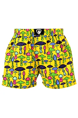 men's boxershorts with woven label EXCLUSIVE ALI - Men's boxer shorts RPSNT EXCLUSIVE ALI POISON MUSHROOMS - R2M-BOX-0607S - S