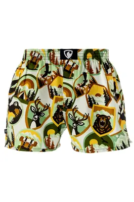 men's boxershorts with woven label EXCLUSIVE ALI - Men's boxer shorts RPSNT EXCLUSIVE ALI TRAPPER - R2M-BOX-0651S - S