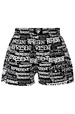 men's boxershorts with woven label EXCLUSIVE ALI - Men's boxer shorts REPRESENT EXCLUSIVE ALI COMPANY - R2M-BOX-0637S - S