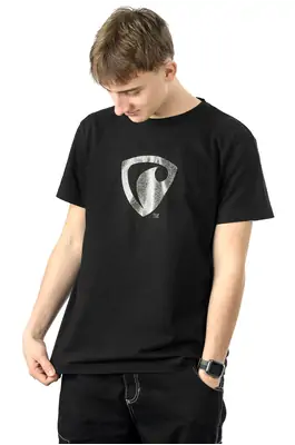 T-SHIRTS FÜR HERREN - Kurzarm T-shirt für Männer RPSNT BLACK GLITTER - R3M-TSS-2301M - M