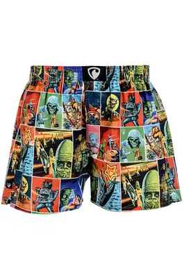 men's boxershorts with woven label EXCLUSIVE ALI - Men's boxer shorts Repre EXCLUSIVE ALI ALIEN ATTACK - R3M-BOX-0603S - S