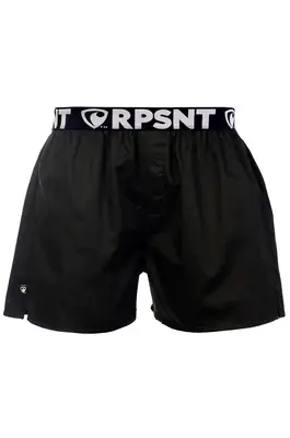 HERREN boxershorts mit elastischem Bund EXCLUSIVE MIKE - Boxershorts für Männer Repre EXCLUSIVE MIKE BLACK - R3M-BOX-0726S - S