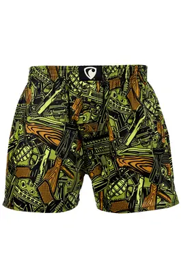 men's boxershorts with woven label EXCLUSIVE ALI - Men's boxer shorts Repre EXCLUSIVE ALI LEND LEASE - R3M-BOX-0611S - S