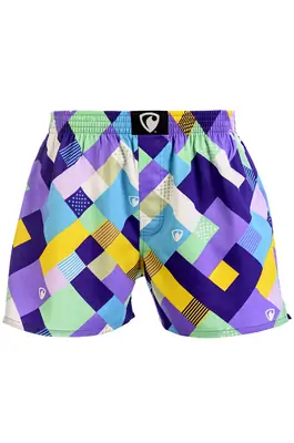 men's boxershorts with woven label EXCLUSIVE ALI - Men's boxer shorts Repre EXCLUSIVE ALI ZIG ZAG - R3M-BOX-0620S - S
