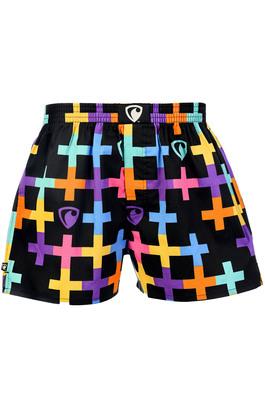 men's boxershorts with woven label EXCLUSIVE ALI - Men's boxer shorts RPSNT EXCLUSIVE ALI RAINBOW CRUSADE - R3M-BOX-0623S - S