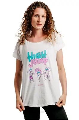 T-SHIRTS FÜR DAMEN - Kurzarm T-shirt für Frauen RPSNT High Jump FELLAZ - R3W-TSS-1302S - S