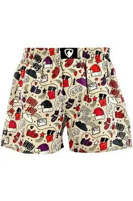 men's boxershorts with woven label EXCLUSIVE ALI - Men's boxer shorts Repre EXCLUSIVE ALI HOLLY JOLLY - R3M-BOX-0638S - S