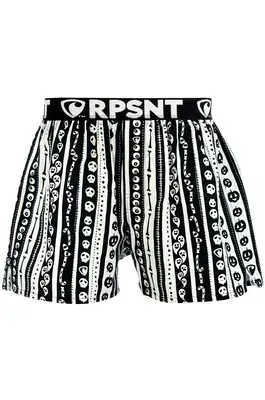 men's boxershorts with Elastic waistband EXCLUSIVE MIKE - Men's boxer shorts Repre EXCLUSIVE MIKE SPOOKY LINES - R3M-BOX-0734S - S